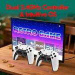 Retro Gaming Console with 23 Emulators, 2026 Game Stick with 20,000+ Classic Titles 4K HDMI Output Retro Game Console Plug and Play with Dual 2.4GHz Controller, 64G