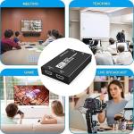 VIXLW Video Capture Card, 4k HDMI to USB 3.0 Video Capture Device, HD 1080p 60FPS Game Capture Card for Streaming/Teaching/Meeting on OBS, Work with PS4/PS5/Xbox/PC/Mac Linux Android Windows 10/11