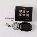 Linsoul SIMGOT EW300 1DD+1Planar+1PZT Hybrid Driver In Ear Monitor, Wired Earbuds IEM, Gaming Earbuds with Detachable Nozzles, Silver-Plated OFC IEM Cable (Standard Edition)