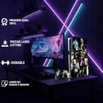 MaD Vision® Extra-Durable Skin Kit for PlayStation 5 (PS5) Disc | Matte Vinyl Decal Set for Console + 2 Controllers - for Anime Design