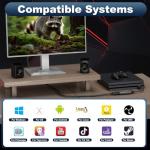 GEU Video Capture Card 4K HDMI to USB 3.0/Type C, 1080P 60Hz Low Latency Capture Card for Streaming Gaming, Aluminum HDMI Video Capture Device for Switch PS5 Xbox PC OBS Zoom Teams, Plug and Play