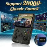 Upgraded R36S Retro Handheld Game Console with 22,000+ Games, 3.5-Inch IPS Screen, Portable Retro Video Console with Linux System, Gaming Console for Home and Travel