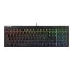 CHERRY MX 2.0S, Mechanical Gaming Keyboard with RGB Lighting, EU Layout (QWERTY), Wired, Designed in Germany, MX BLUE Switches, Black