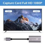 Video Capture Card, HDMI to USB C Audio Capture Card for Streaming Switch Xbox PS5/4 Gaming USB 3.0 HDMI Video Capture Device 4K 1080P 60fps Live Record Grabber Compatible with DSLR Camera Window Mac