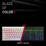 CHERRY MX 2.0S, Mechanical Gaming Keyboard with RGB Lighting, EU Layout (QWERTY), Wired, Designed in Germany, MX BLUE Switches, Black