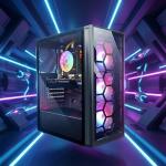 STGsivir Gaming PC, Gaming Computer Desktop Tower, Intel Core i7 8th up to 4.1GHz, Nvidia GeForce RTX 3050 6GB, 32GB DDR4 RAM, 1TB SSD, WIFI 6, BT 5.0, RGB Fan x3, Windows11 Pro