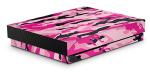 PINK CAMO Skins for Xbox One X XBX Console Decal Vinal Sticker + 2 Controller Set