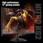 acer Nitro KG272Z3 27 inch Full HD (1920 x 1080) Gaming Monitor - 280Hz, 0.5ms, IPS Panel, FreeSync Premium, 99% sRGB, HDR Ready, Speakers, DisplayPort, HDMI