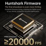 MAMBASNAKE x ATTACK SHARK R11 ULTRA Carbon Fiber Wireless Gaming Mouse, 8000Hz, 49g SUPERLIGHT, 42000DPI, PAW3950MAX Sensor, Nordic 52840 Chip, Nano-Metal Ice Coating, 20000 FPS, BT/2.4G/USB-C Mice