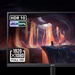 acer Nitro KG272Z3 27 inch Full HD (1920 x 1080) Gaming Monitor - 280Hz, 0.5ms, IPS Panel, FreeSync Premium, 99% sRGB, HDR Ready, Speakers, DisplayPort, HDMI