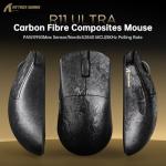 MAMBASNAKE x ATTACK SHARK R11 ULTRA Carbon Fiber Wireless Gaming Mouse, 8000Hz, 49g SUPERLIGHT, 42000DPI, PAW3950MAX Sensor, Nordic 52840 Chip, Nano-Metal Ice Coating, 20000 FPS, BT/2.4G/USB-C Mice