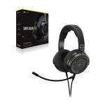 Corsair Virtuoso PRO Wired Open Back Gaming Headset - Detachable Uni-Directional Microphone - 50mm Graphene Drivers - 20Hz-40 kHz Frequency Reponse - Carbon