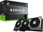 MSI GeForce RTX 5090 32G VENTUS 3X OC Graphics Card - RTX 5090 GPU, 32GB GDDR7 (28Gbps/512-bit), PCIe 5.0 - Triple Fan Design (3 x TORX FAN 5.0) - HDMI 2.1b, DisplayPort 2.1b