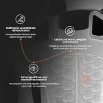 SUKIDA Ergonomic Gaming Chair for Adult, Comfortable Desk Chair with Massage, Comfy Headrest and Lumbar Support Pc Office chairs with Footrest, Height Adjustable Rotating Task Chairs