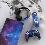 PlayVital Magic Sky Full Set Skin Decal for ps5 Console Digital Edition,Sticker Vinyl Decal Cover for ps5 Controller & Charging Station & Headset & Media Remote