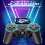Handheld Gamepad Game Console, 3 Inch Screen Retro Console with AV Cable for TV Connection Single Player Battle Gaming Machine with Multiple Games