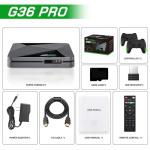 G36 Pro Game Box Game Stick,Built-in 100000 Games,50 Emulators,4k HDMI Retro Video Game Console with 2.4g Wireless Controllers,Portable Plug and Play Gaming Console,Gift for Men,Husband (256G)