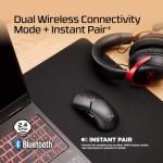 HyperX Pulsefire Saga Pro Wireless Gaming Mouse | Modular Shell Design | Pro-Grade 4k Polling Rate | Lightweight| Long battery life Optical Switches | Black