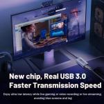 Guermok Video Capture Card, USB3.0 HDMI to USB C Capture Card, 4K Full 1080P60FPS Capture Devices for Gaming Live Streaming Video Recorder, for Windows Mac OS System OBS Zoom PS4/5 Switch Xbox1