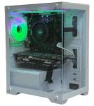 Blizzard Mini Gaming PC Desktop : AMD Ryzen 5 5500GT, GTX 1660 Super 6GB, 16GB RAM DDR4, 512GB SSD NVMe, 500W PSU 80+ Bronze, ARGB, Wi-Fi, Windows 11 Pro, White Case
