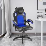 play haha Office Chair,Ergonomic High Back Seat With Breathable Mesh Insert Padded Armrests Durable Base Lumbar Support Faux Leather Surface For Gaming Home Or Office Use Gaming Chair