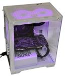 Blizzard Mini Gaming PC Desktop : AMD Ryzen 5 5500GT, GTX 1660 Super 6GB, 16GB RAM DDR4, 512GB SSD NVMe, 500W PSU 80+ Bronze, ARGB, Wi-Fi, Windows 11 Pro, White Case