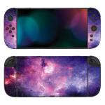 PlayVital Full Set Protective Skins for Nintendo Switch 2 Console & Joycon, Customized Vinyl Decal Wrap Sticker for Nintendo Switch 2 & Dock & Hand Grips - Nebula Galaxy