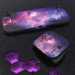 PlayVital Full Set Protective Skins for Nintendo Switch 2 Console & Joycon, Customized Vinyl Decal Wrap Sticker for Nintendo Switch 2 & Dock & Hand Grips - Nebula Galaxy