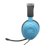 JBL Quantum 100N, Wired Over-Ear Gaming Headset with Detachable Mic, JBL QuantumSOUND Signature and Memory Foam, Compatible with Multiple Platforms and Windows Sonic Spatial Sound, in Blue/Red