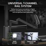 Corsair Platform:4 – 120cm x 76cm, Fixed Height, Standing Computer Home Office Gaming Desk, Cable Management, USB Ports, Monitor Arm Included – Black