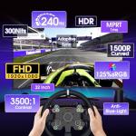 Amzfast 32 Inch 240Hz Curved Gaming Monitor - FHD 1920x1080, PC Monitor with 1500R VA Panel, 1ms MPRT, 120% sRGB, HDR, Adaptive-Sync, Eye-care, VESA 75x75mm, HDMI 2.0/DP 1.4 - AMZG32C1F