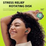 ANCwear Gaming Wireless Earbuds with LED Lights – TWS Bluetooth Headphones for Teens, Customisable Case with Stickers – Touch Control, USB-C Charging, 20H Playtime, for Gamers & Tech Lovers