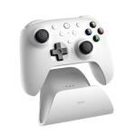 8Bitdo Ultimate 2 Wireless Controller for Windows & Android, Gaming Controller with TMR Joysticks, Switchable Hall Effect/Tactile Triggers, Motion Control, RGB Fire Ring, 8Speed Wireless Tech, White