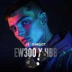 Linsoul SIMGOT EW300 1DD+1Planar+1PZT Hybrid Driver In Ear Monitor, Wired Earbuds IEM, Gaming Earbuds with Detachable Nozzles, Silver-Plated OFC IEM Cable (HBB Edition)