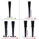 PlayVital Full Set Skin Sticker for ps5 Slim Console Digital Edition (The New Smaller Design), Vinyl Skin for ps5 Controller & Headset & Charging Station & Media Remote - The Great Wave off Kanagawa