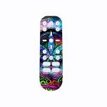 PlayVital Psychedelic Leaf Full Set Skin Decal for ps5 Console Disc Edition,Sticker Vinyl Decal Cover for ps5 Controller & Charging Station & Headset & Media Remote