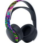 PlayVital Psychedelic Leaf Full Set Skin Decal for ps5 Console Disc Edition,Sticker Vinyl Decal Cover for ps5 Controller & Charging Station & Headset & Media Remote