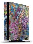 giZmoZ n gadgetZ PS4 SLIM Console GRAFFITI Skin Decal Vinal Sticker + 2 Controller Skins Set