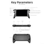 HEIBTENY X9 Retro Handheld Game Console,with 5.5-Inch IPS Display, 800x480 Resolution, Over 6200 Classic Games, TV Output,10-Emulator Support,Multimedia Functions