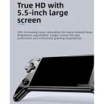 HEIBTENY X9 Retro Handheld Game Console,with 5.5-Inch IPS Display, 800x480 Resolution, Over 6200 Classic Games, TV Output,10-Emulator Support,Multimedia Functions