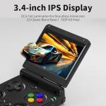 RG34XXSP Retro Handheld Game Console Linux System RG 34XXSP Retro Gaming Console 3.4 "IPS Screen with Linux System 3300mAh Battery with WiFi/Bluetooth 64GB (RG34XXSP-Black-uk-new)