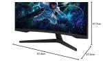 Samsung Odyssey G5 LS27CG552EUXXU 27" Gaming Monitor - QHD 2560x1440, 1000R Curved, 165Hz, 1ms, HDR10