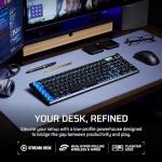 Corsair VANGUARD AIR 99 WIRELESS Low-Profile Optical-Mechanical RGB Gaming Keyboard – QWERTY UK, 99% Layout, OPX Switches, 8000Hz Hyper-Polling, Stream Deck Integration, Flashtap SOCD – Black