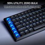Corsair VANGUARD AIR 99 WIRELESS Low-Profile Optical-Mechanical RGB Gaming Keyboard – QWERTY UK, 99% Layout, OPX Switches, 8000Hz Hyper-Polling, Stream Deck Integration, Flashtap SOCD – Black