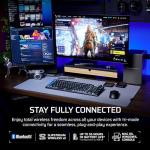 Corsair VANGUARD AIR 99 WIRELESS Low-Profile Optical-Mechanical RGB Gaming Keyboard – QWERTY UK, 99% Layout, OPX Switches, 8000Hz Hyper-Polling, Stream Deck Integration, Flashtap SOCD – Black