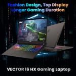 msi Vector 16 HX 16" QHD+ 240Hz Display, Ultra 7 255HX (Beats Intel i9-13900HX), NVIDIA GeForce RTX 5080 AI Gaming Laptop, 64GB DDR5, 4TB SSD, RGB Backlit, Bundle with PCO Notebook Fold Radiator