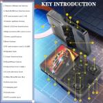 Deluisho Retro Games Console, R36S Retro Handheld Game Console, 3.5 Inch IPS Screen 640 X 480 HD Pixels Retro Handheld Gaming Console, XXGB TF Card 20,000 Retro Games, Multiple Emulators Supported