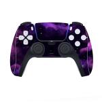 playvital Purple Deep Space Full Set Skin Decal for ps5 Console Disc Edition, Sticker Vinyl Decal Cover for ps5 Controller & Charging Station & Headset & Media Remote