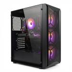 STGsivir Gaming PC, Gaming Computer Desktop Tower, GeForce RTX 3060 12GB GDDR6, Ryzen 5 5500 up to 4.2GHz,16GB RAM DDR4, 512GB SSD, WIFI 6, BT 5.0, RGB Fan x3, Windows11 PRO