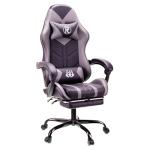 play haha Gaming Chair with Footrest & Lumbar Support,Reclining Swivel Chair,Ergonomic Gaming Chair for Adults, High-Back Racing Style,Adjustable Height with Headrest Pillow